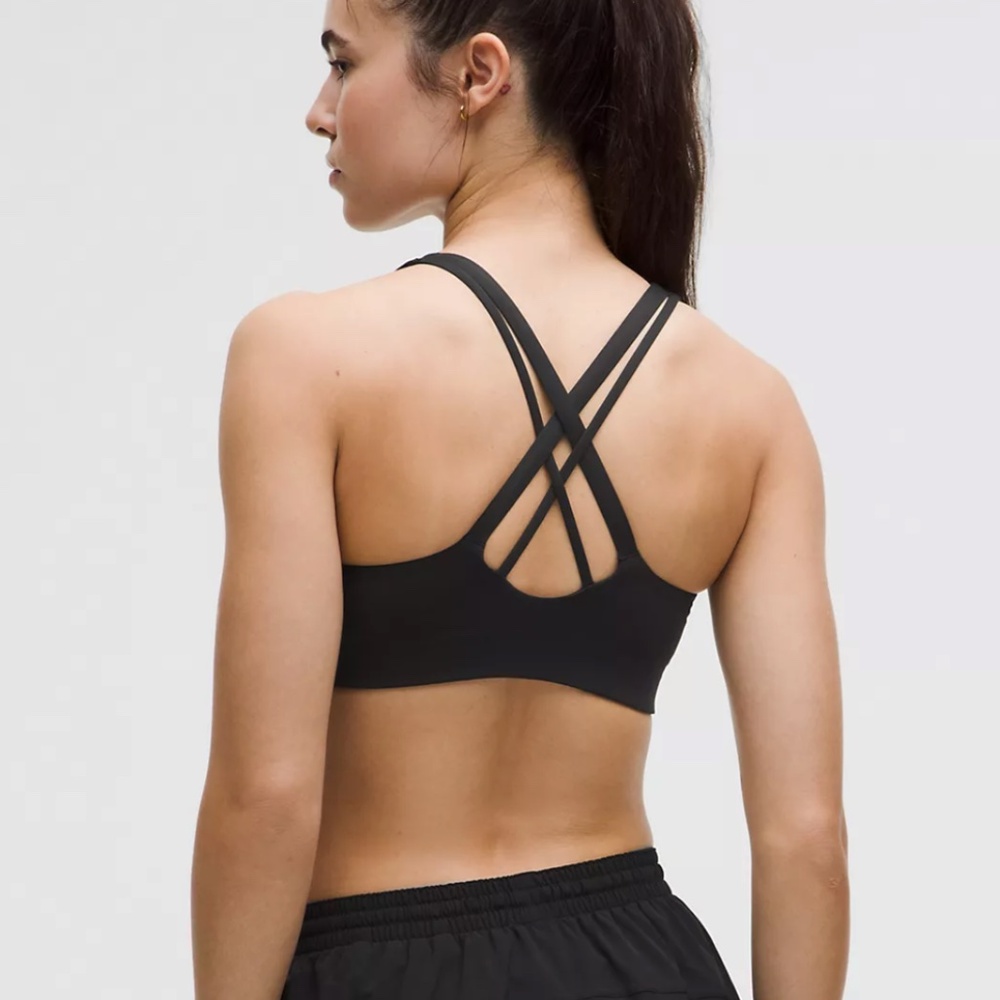 NWOT lululemon Energy Bra Medium Support, B-D Cups Evolve (small)
